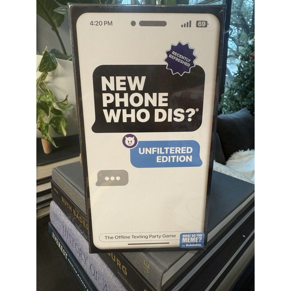 New Phone, Who Dis?‎ Unfiltered Edition (age 17+) Texting Party Game Brand New